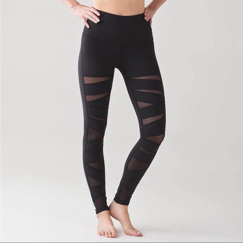 Lululemon Wunder Under‎ Leggings - Tech Mesh size 10